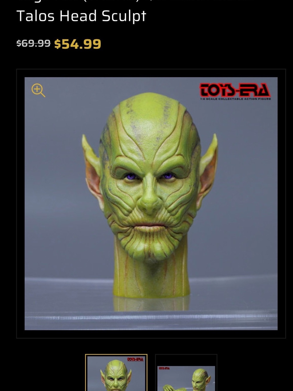 Skrull Talos Head Sculpt head and hands